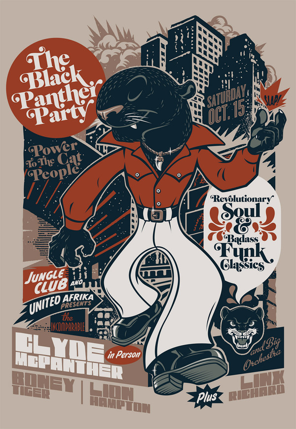 1960's illustration meets modern-day flyer in this amazing piece of design by Rubens Scarell. The use of type and fontstyle in this flyer is "groovy". 