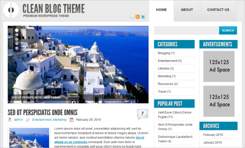 Ophion-screenshot in Free WordPress Themes: 2011 Edition