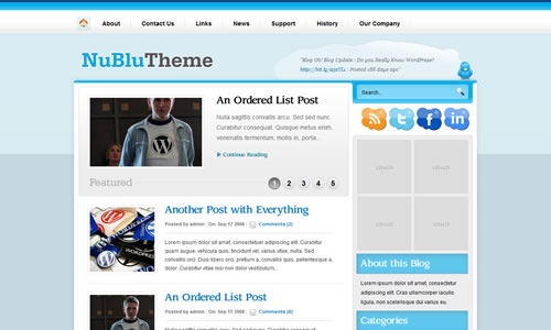 Sm WordPress Theme 11 in Free WordPress Themes: 2011 Edition