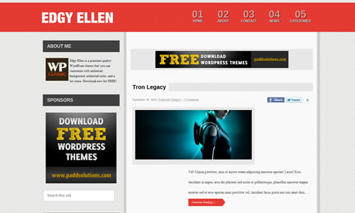 Sm WordPress Theme 52 in Free WordPress Themes: 2011 Edition