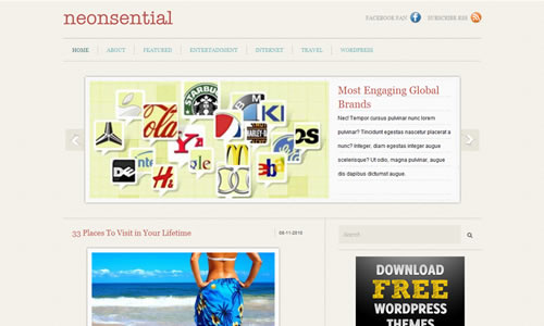 Sm WordPress Theme 58 in Free WordPress Themes: 2011 Edition