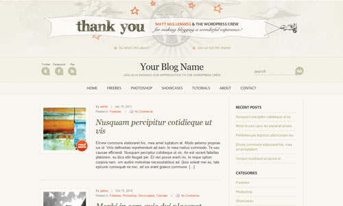 Sm WordPress Theme 60 in Free WordPress Themes: 2011 Edition