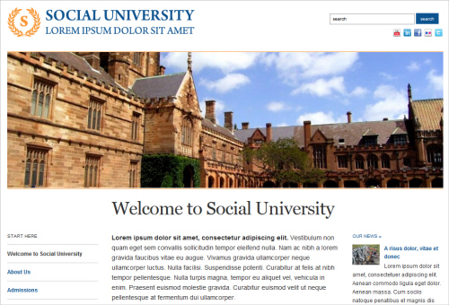 Socialwp-screenshot in Free WordPress Themes: 2011 Edition