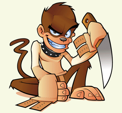 monkey 40+ Excellent Adobe Illustrator Cartoon Tutorials