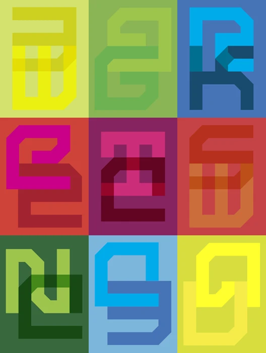 Modern typeface collection showcasing free font designs for designers