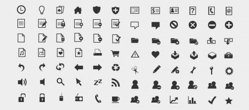 108 Mono Icons For Web Designers