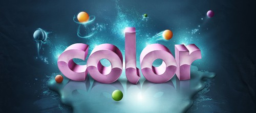 Create Stunning Colorful 3D Typography Illustration In Photoshop Tutorial