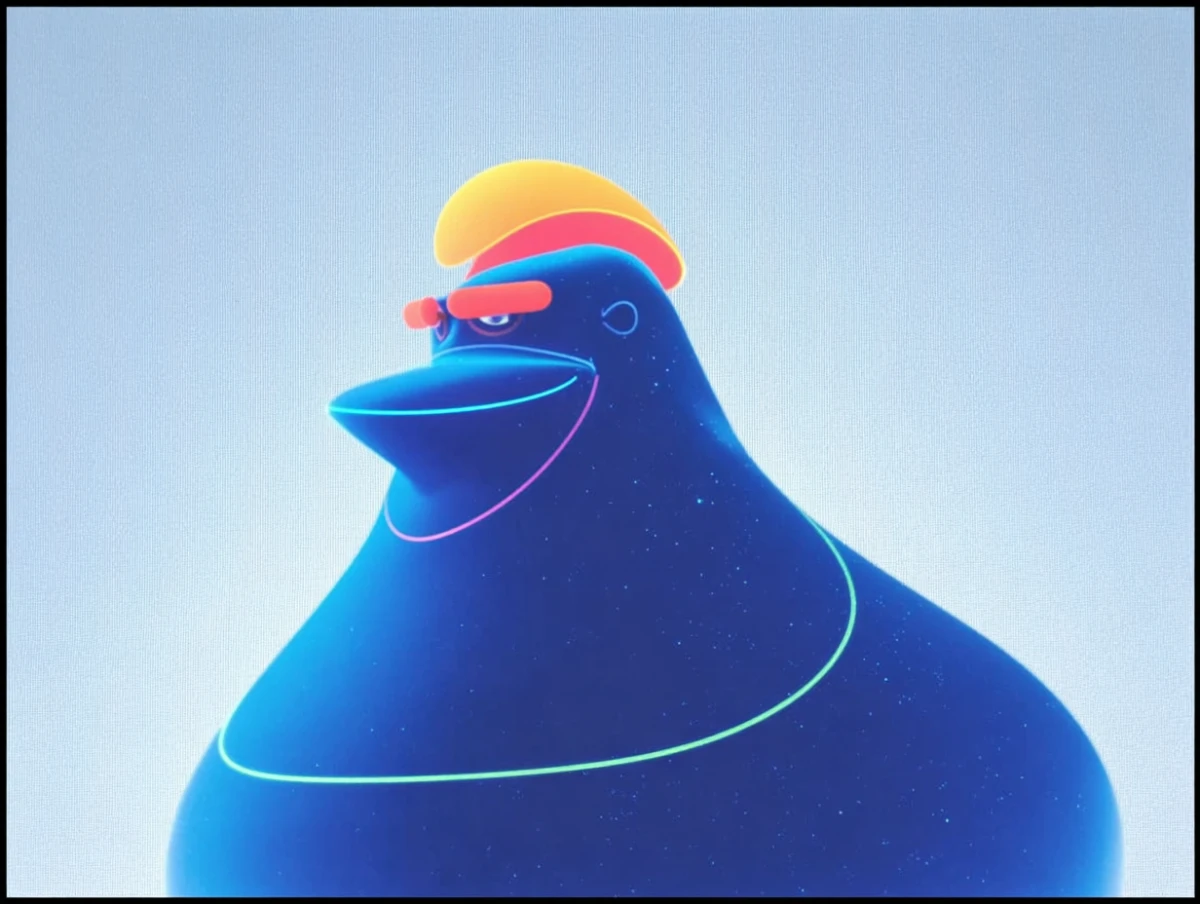 Abstract architecture-inspired character illustration by Alex Roman