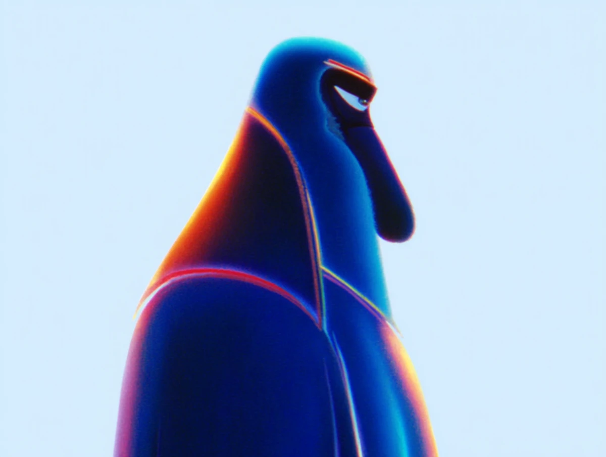 Modern abstract character composition artwork by Alex Roman