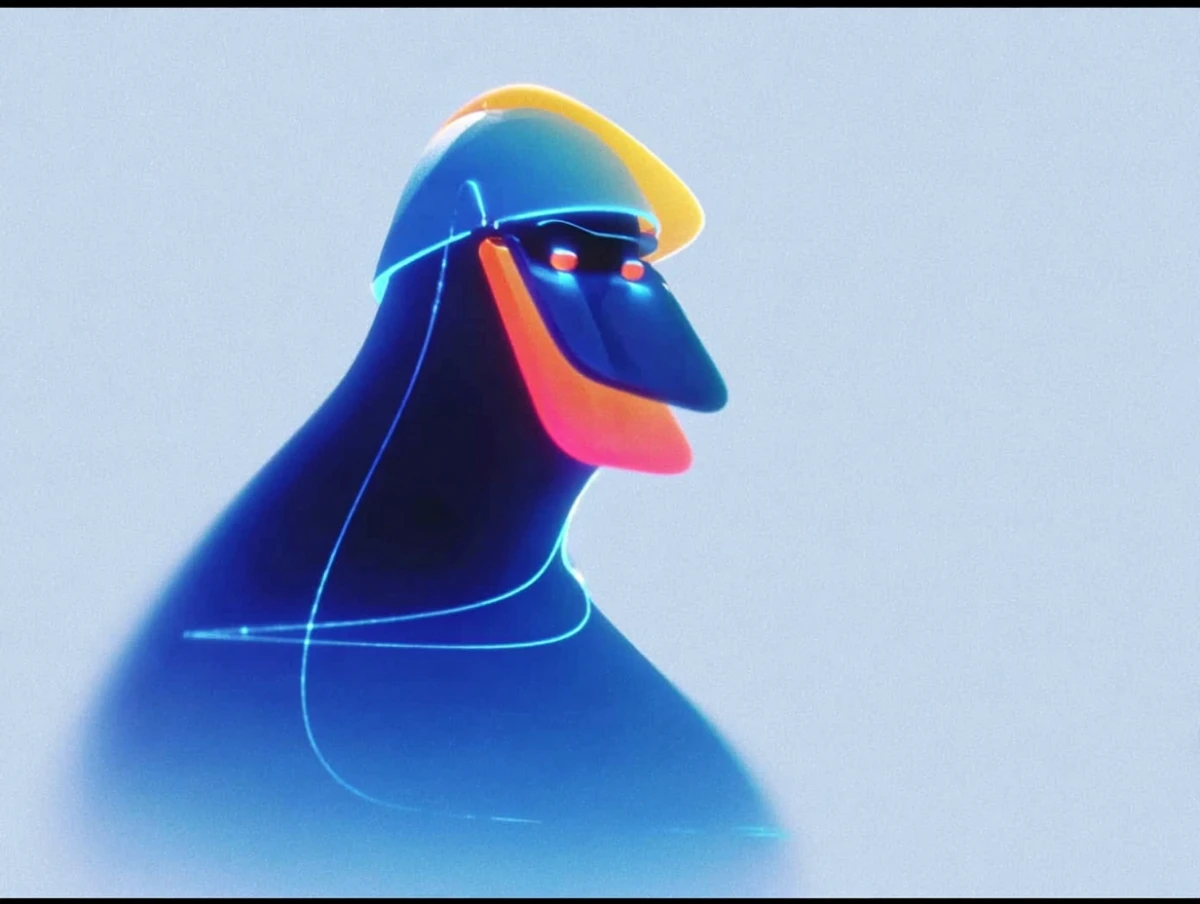 Minimalist character artwork design by Alex Roman