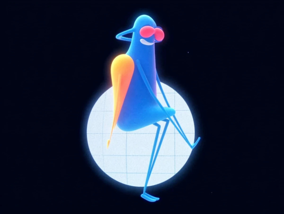 Contemporary abstract art character design by Alex Roman