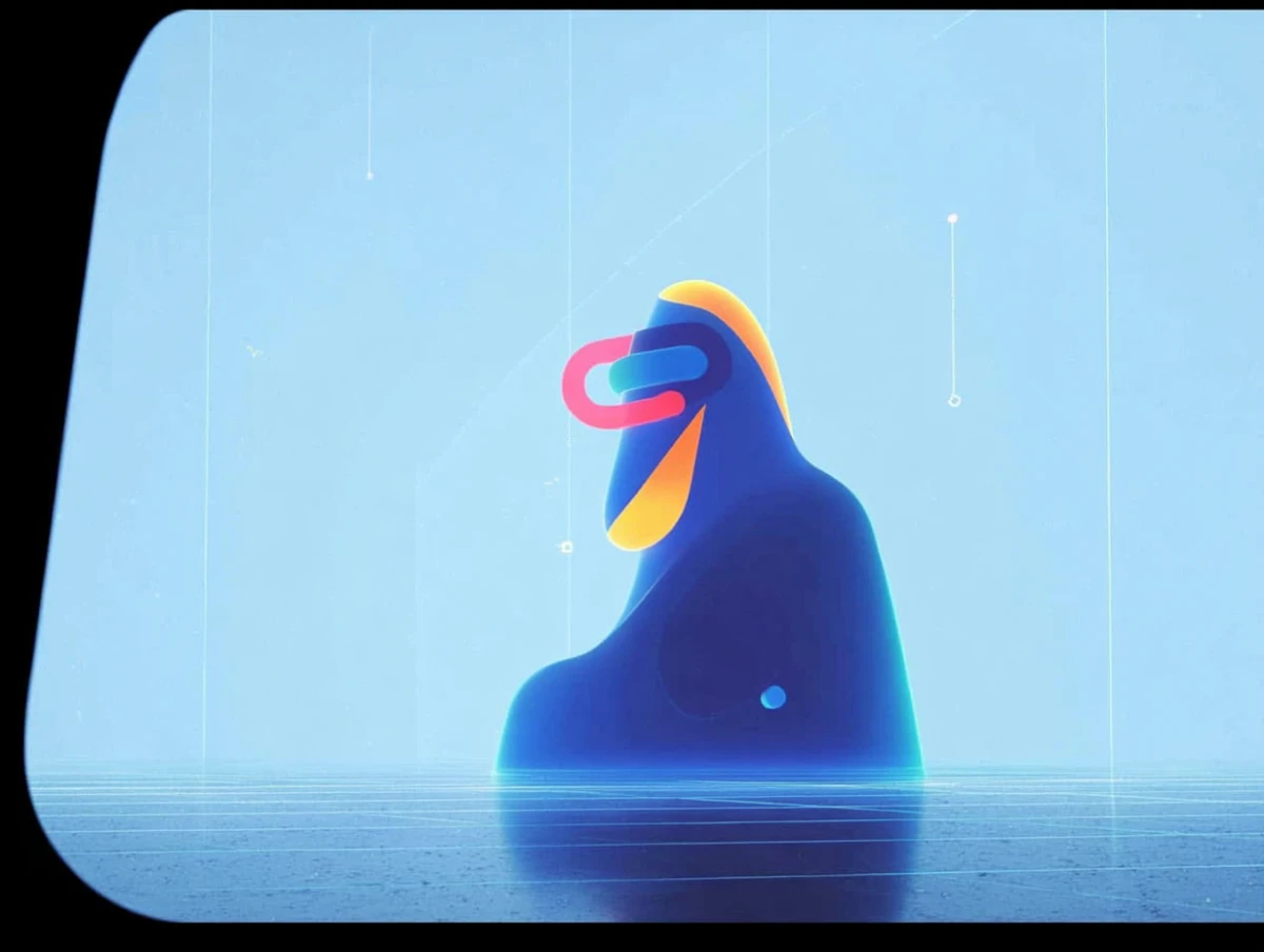 Digital art character with geometric shapes illustration by Alex Roman