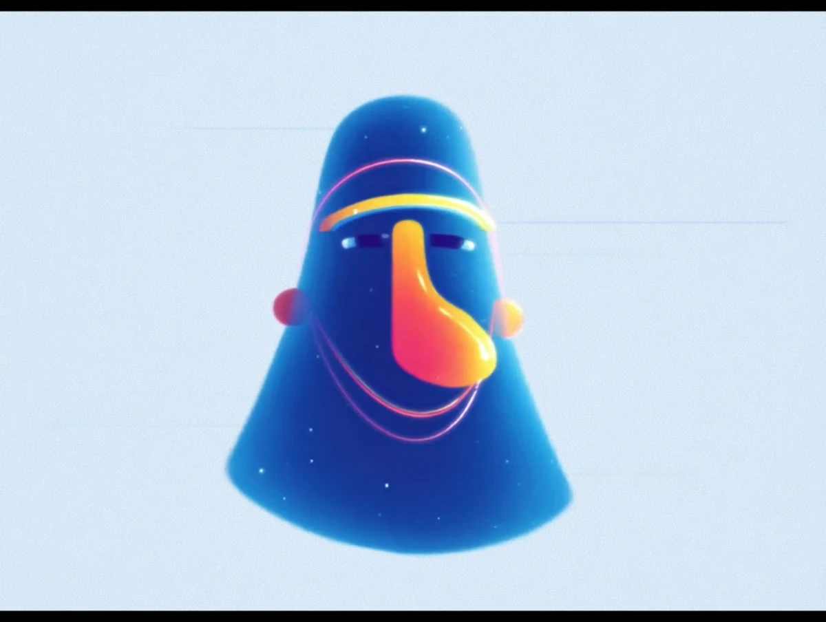 Geometric illustration character composition design by Alex Roman