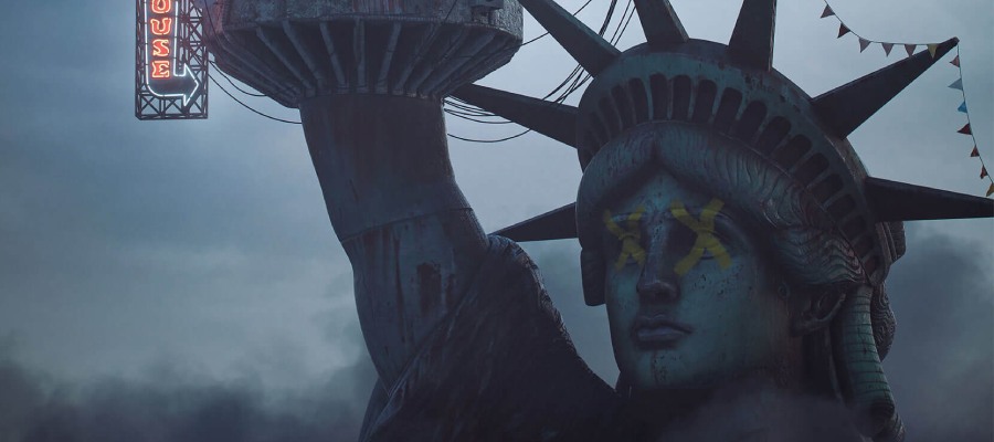 Monumental Architecture: Iconic Landmarks Reimagined As Dystopian Settlements