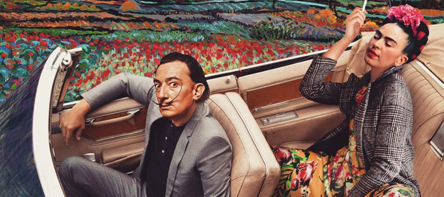 Art Icons In Everyday Life Situations