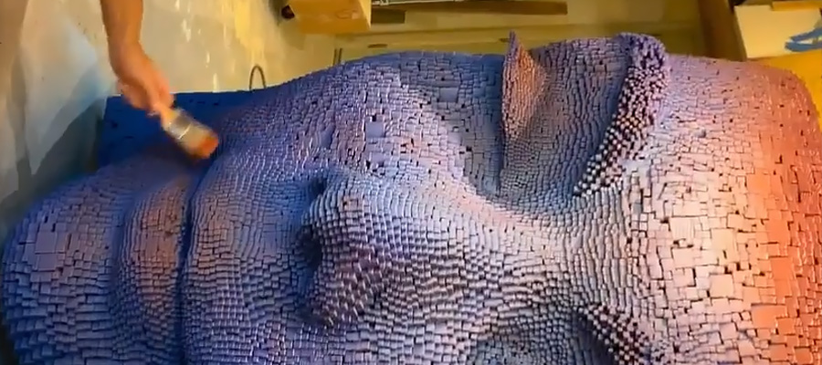 Burned Wood Sticks Sculptures By Gil Bruvel