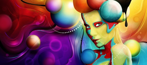 Create A Colorful Retro-Modern Composition In Photoshop Tutorial