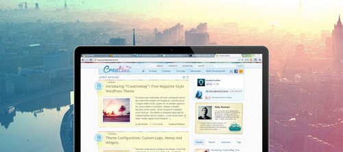 CreativeMag: Free Magazine-Style WordPress Theme