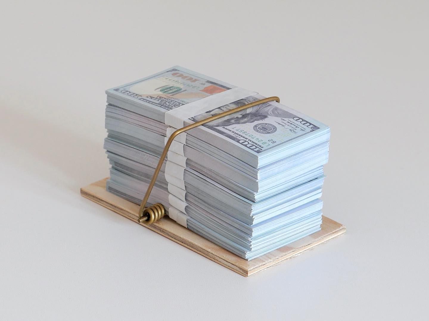 Conceptual pop art installation showcasing ironic art objects and social commentary