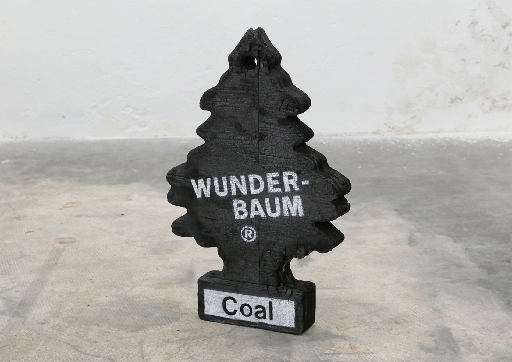 Ironic art objects displayed as contemporary sculpture with playful mixed media approach