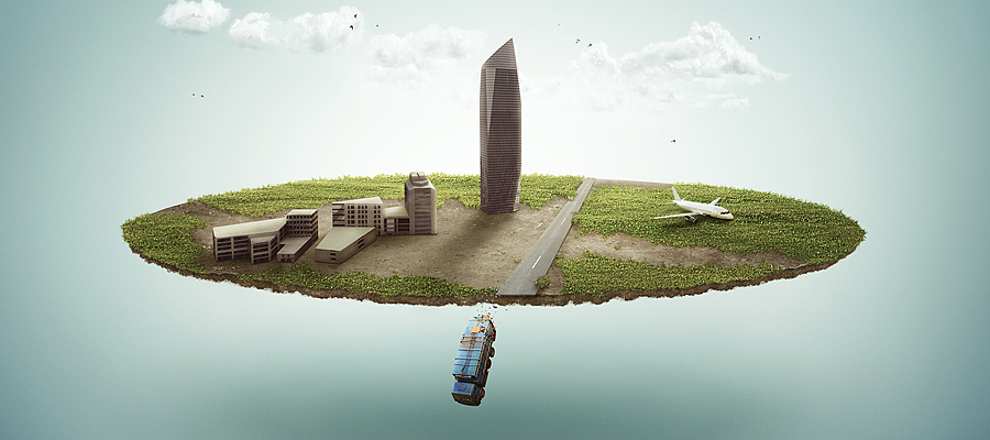 Floating Island Photoshop Tutorial