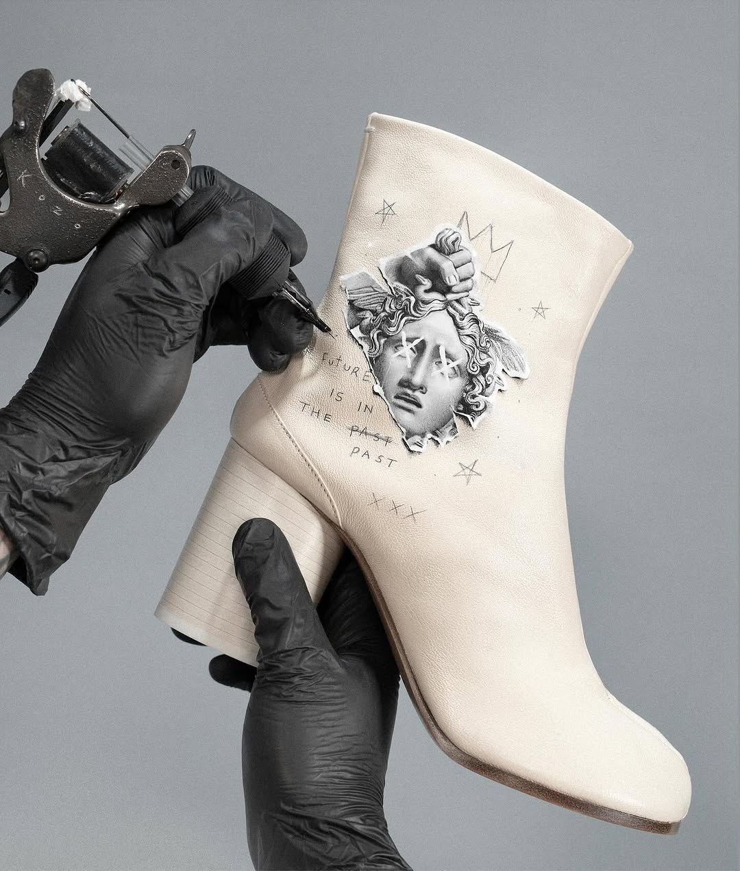 Pop culture art mashup portfolio hero image showcasing classical art fusion and superhero themes