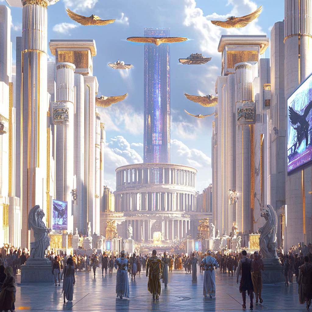 Rome's military dominance extended across intergalactic territories