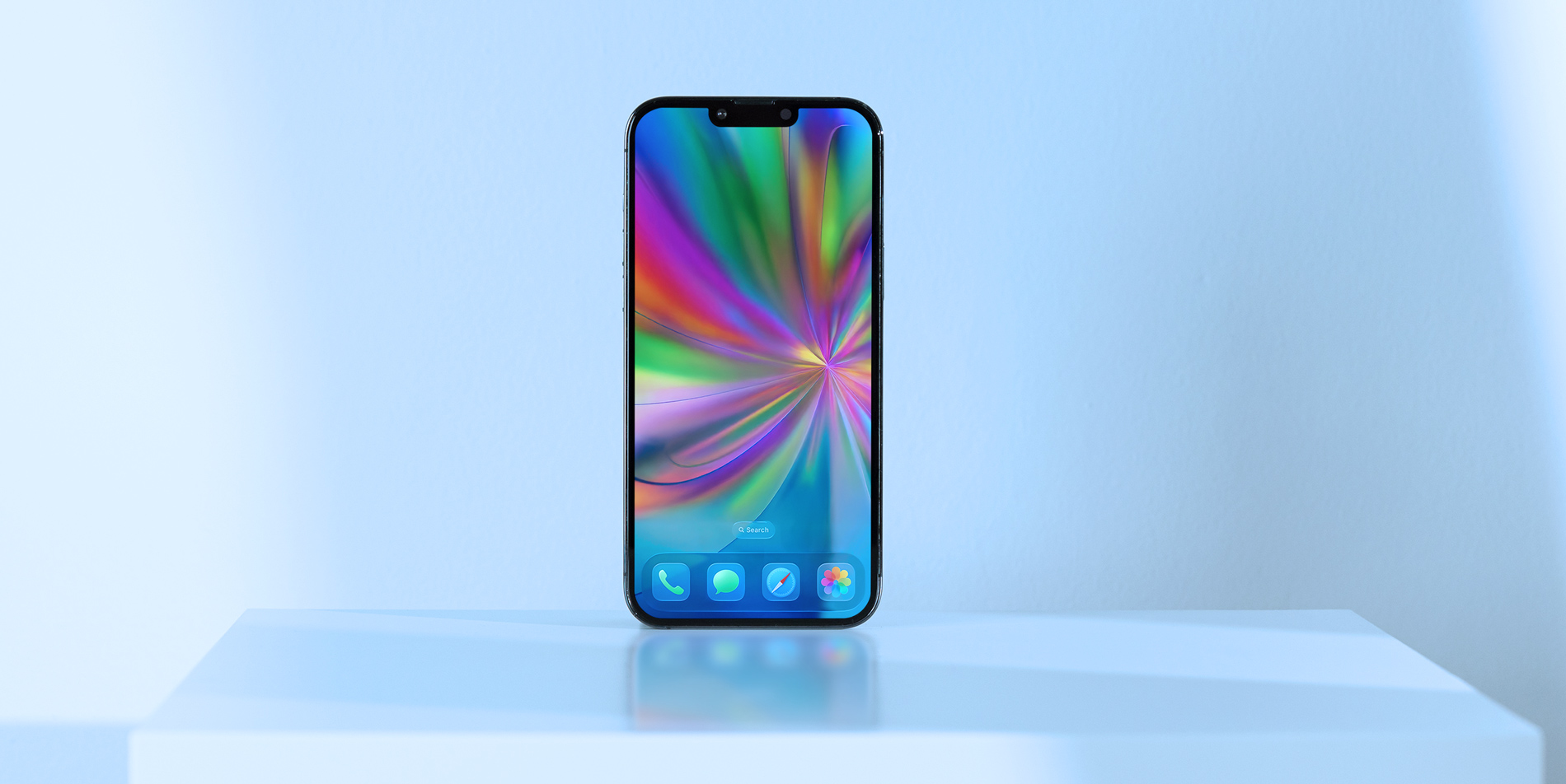 Clear iOS icons with adaptive color contrast system