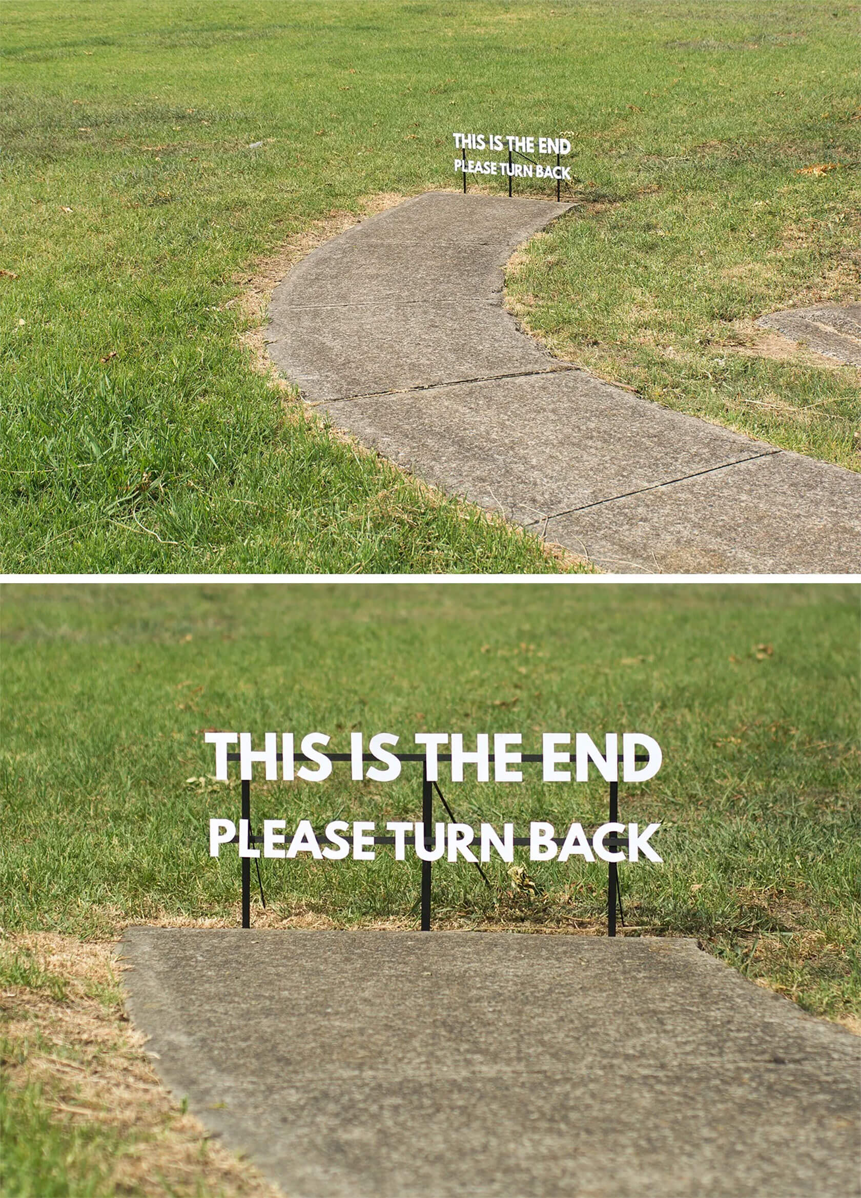 Urban art intervention showcasing whimsical street artist from Sydney