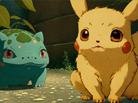 Pokémon In Studio Ghibli Art Style