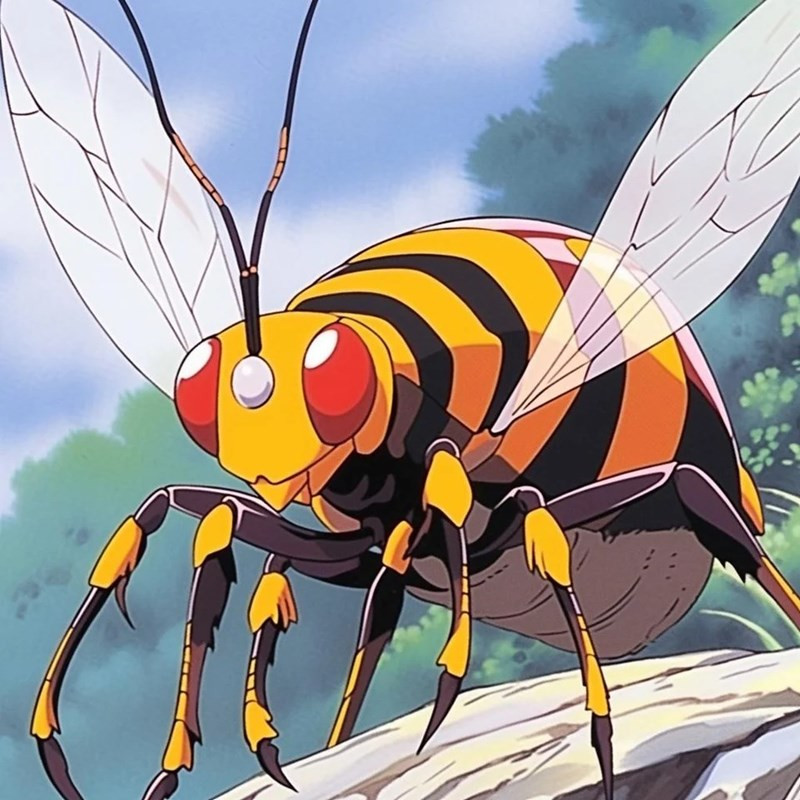 Visual representation of a creative Pokemon Ghibli crossover idea Artistic concept idea for a Pokemon Ghibli style mashup
