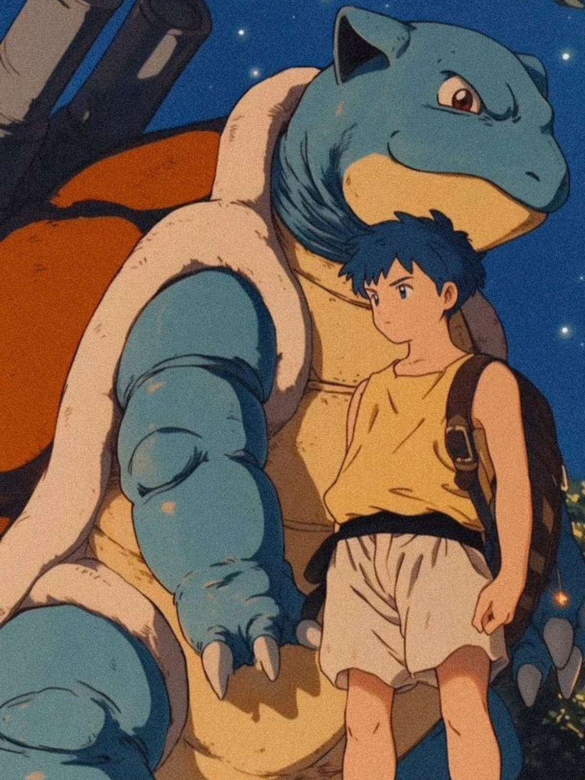 Creative fan illustration visualizing the Studio Ghibli Pokemon fusion Fan art illustration depicting a Pokemon Ghibli crossover