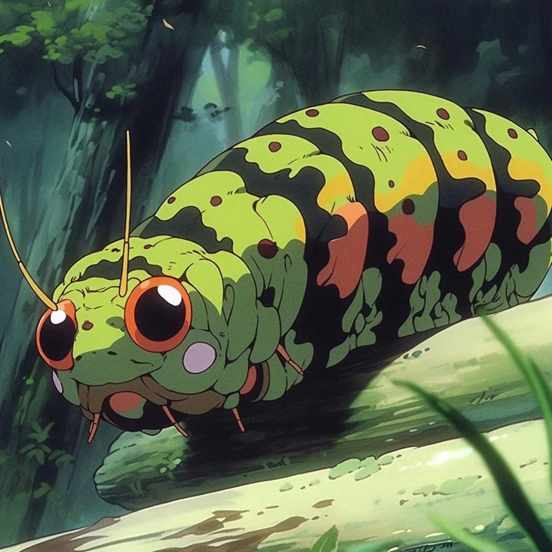 Artistic mashup drawing showcasing Pokemon with Ghibli influences Drawing mashup inspired by both Pokemon and Studio Ghibli styles