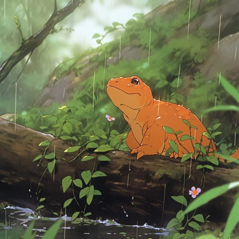 Original fan art idea for the Studio Ghibli Pokemon crossover Unique fan art concept blending Pokemon creatures with Ghibli's world