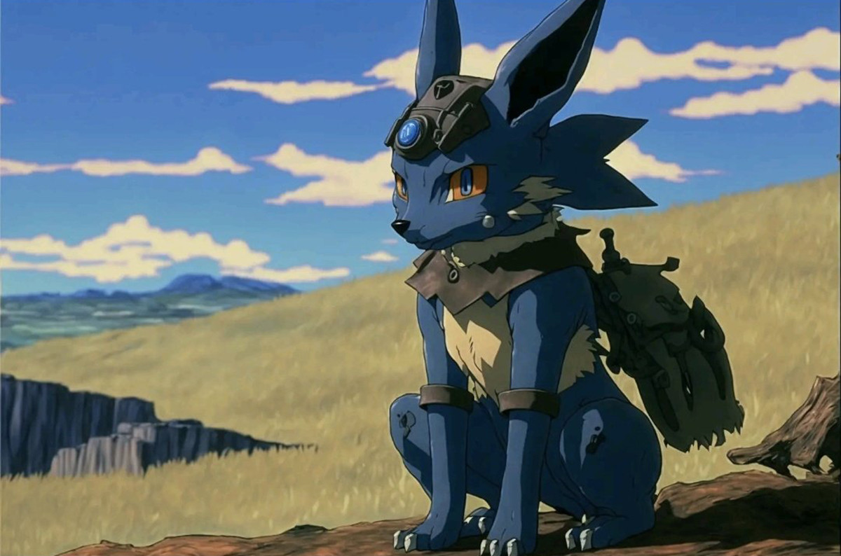 Fifteenth artwork in a series blending Pokemon with Ghibli's visuals Artistic rendition of Pokemon using Studio Ghibli's signature illustration style