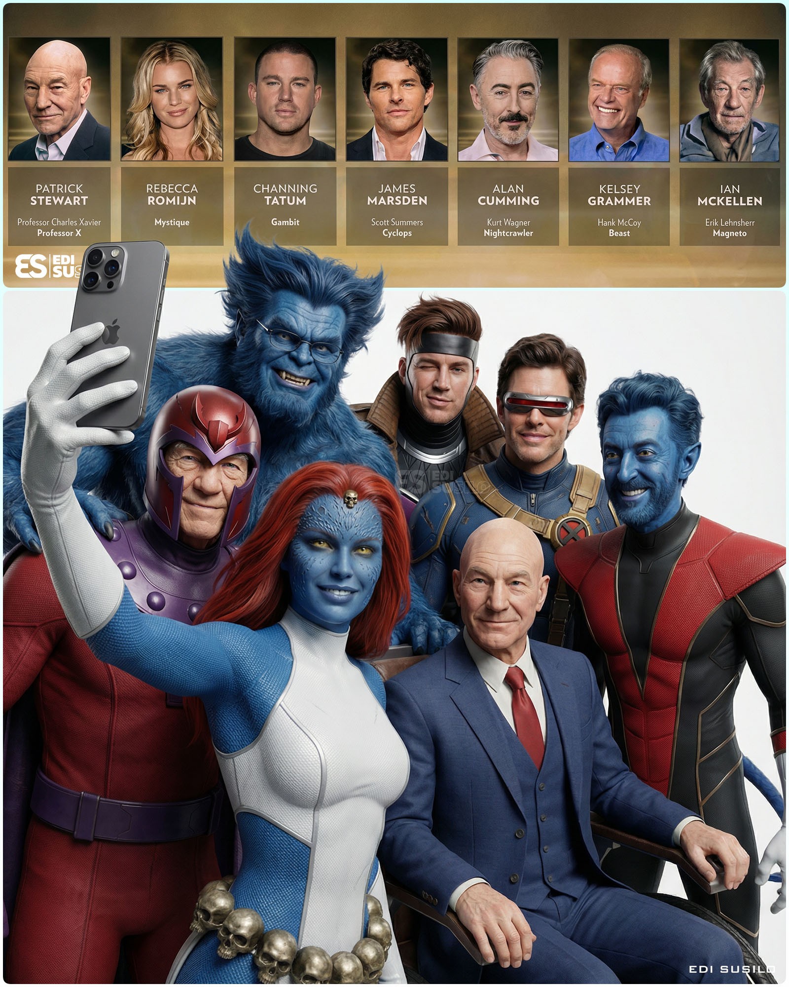 all cast x men marvel movie doomsday avengers