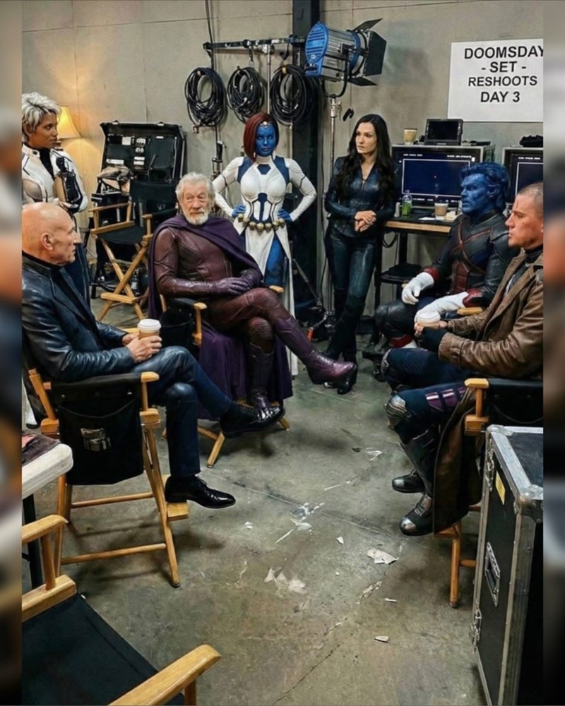 behind the scenes x men avengers doomsday