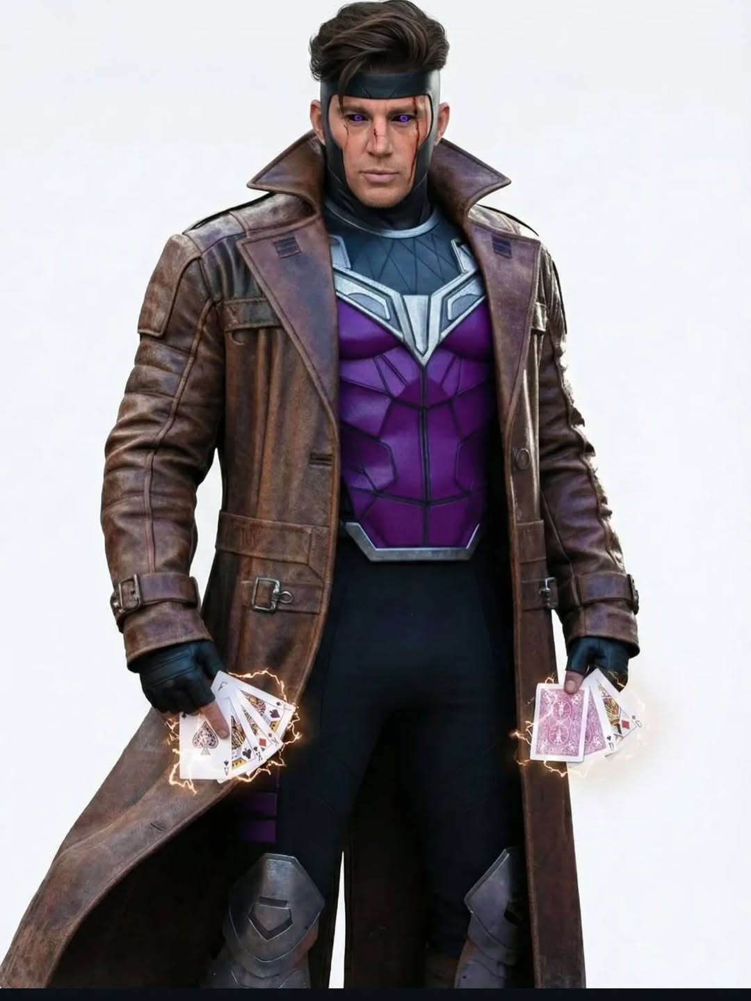 mcu gambit comic accurate costume