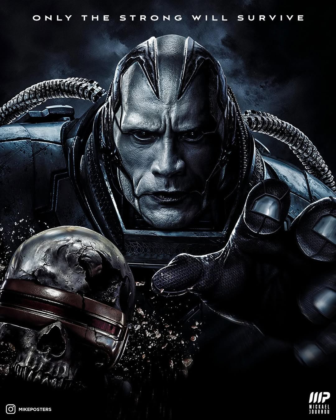 mcu real life apocalypse realistic costume dwayne johnson