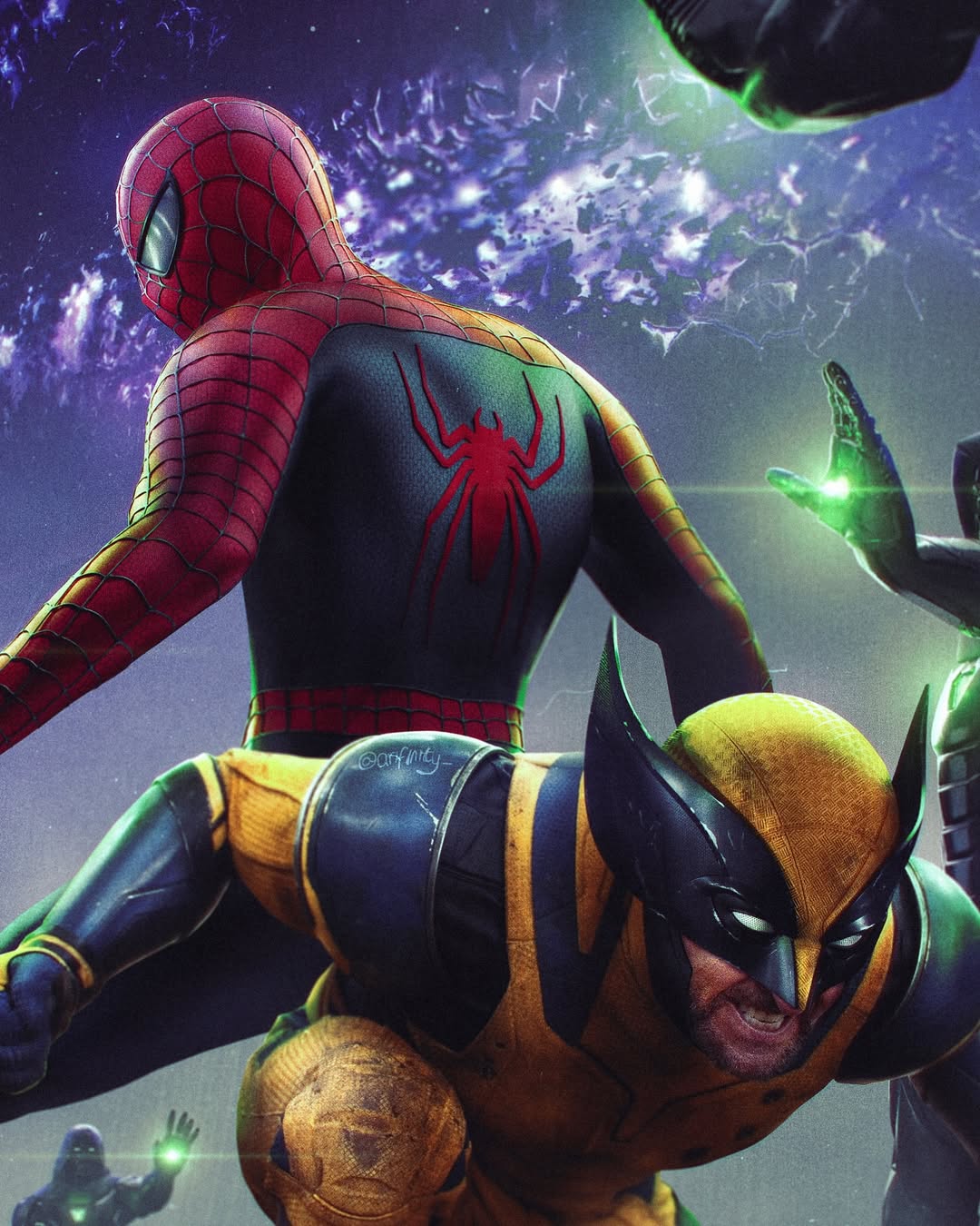 spiderman wolverine doomsday movie avengers