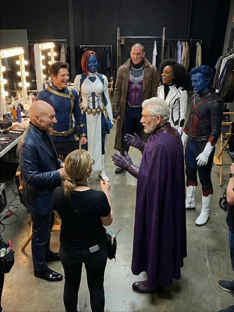 x men cast return with set photos avengers