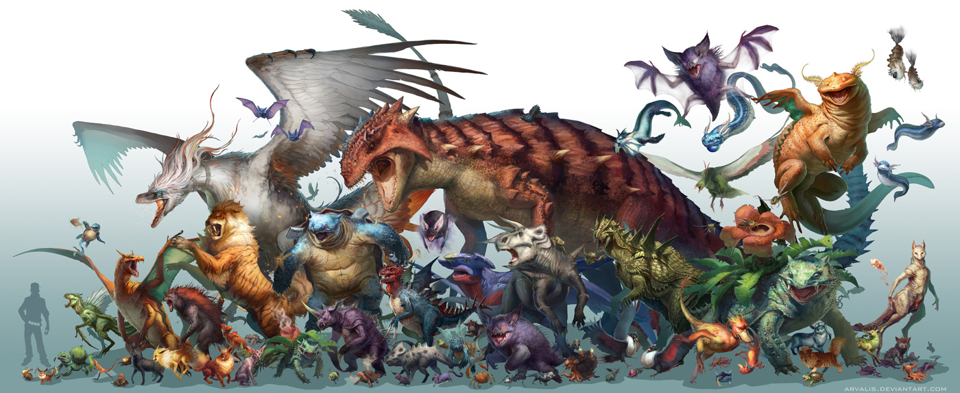 realistic pokemon