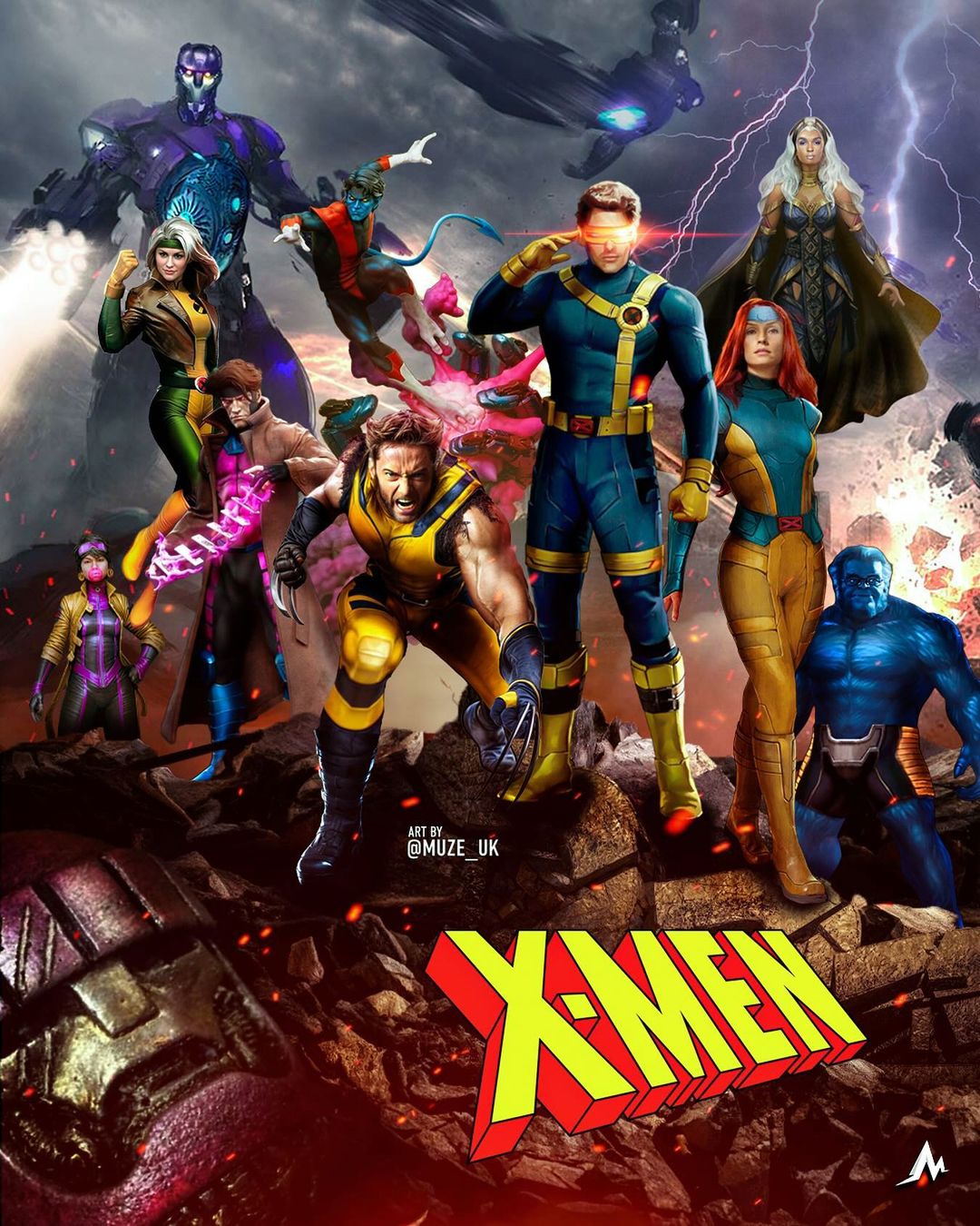 realistic x men 97 20th Century Fox real redesign