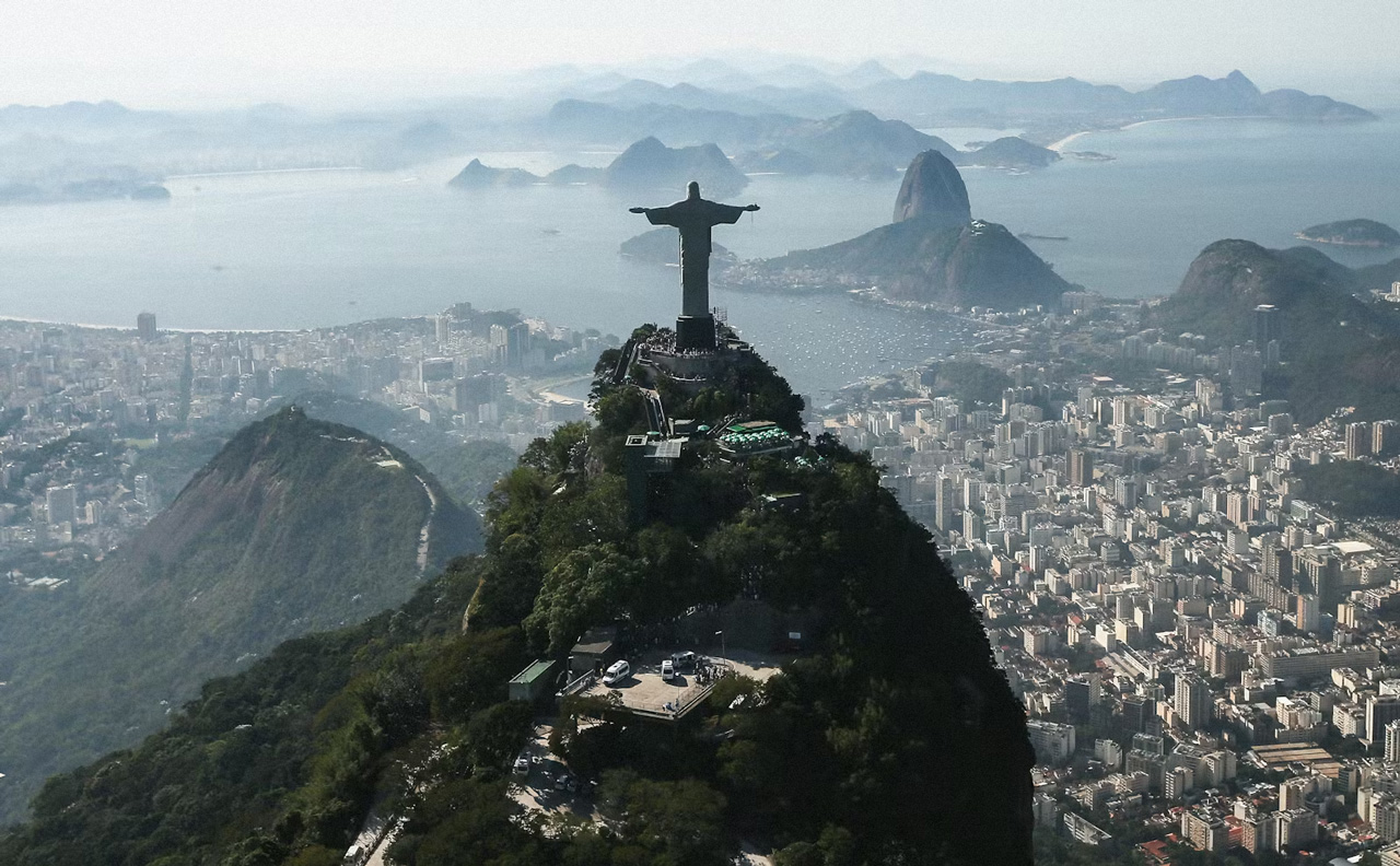Christ The Redeemer Statue in Rio Brazil Photography