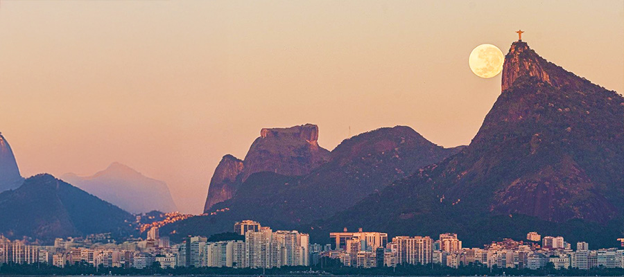 Rio, Brazil - Christ The Redeemer Statue: Divine Moon Alignment Photography