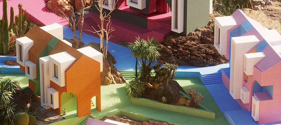 Urban Colors In This Vibrant Art Village