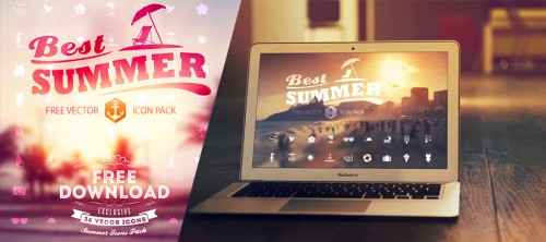 Best Summer: Fresh, Free and Gorgeous Icon Set