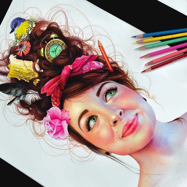 unique colorful drawings